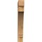 Ekena Millwork Imperial Block Rough Sawn Bracket, Western Red Cedar, 6"W x 38"D x 46"H BKT06X38X46IMP05RWR - alternate 3